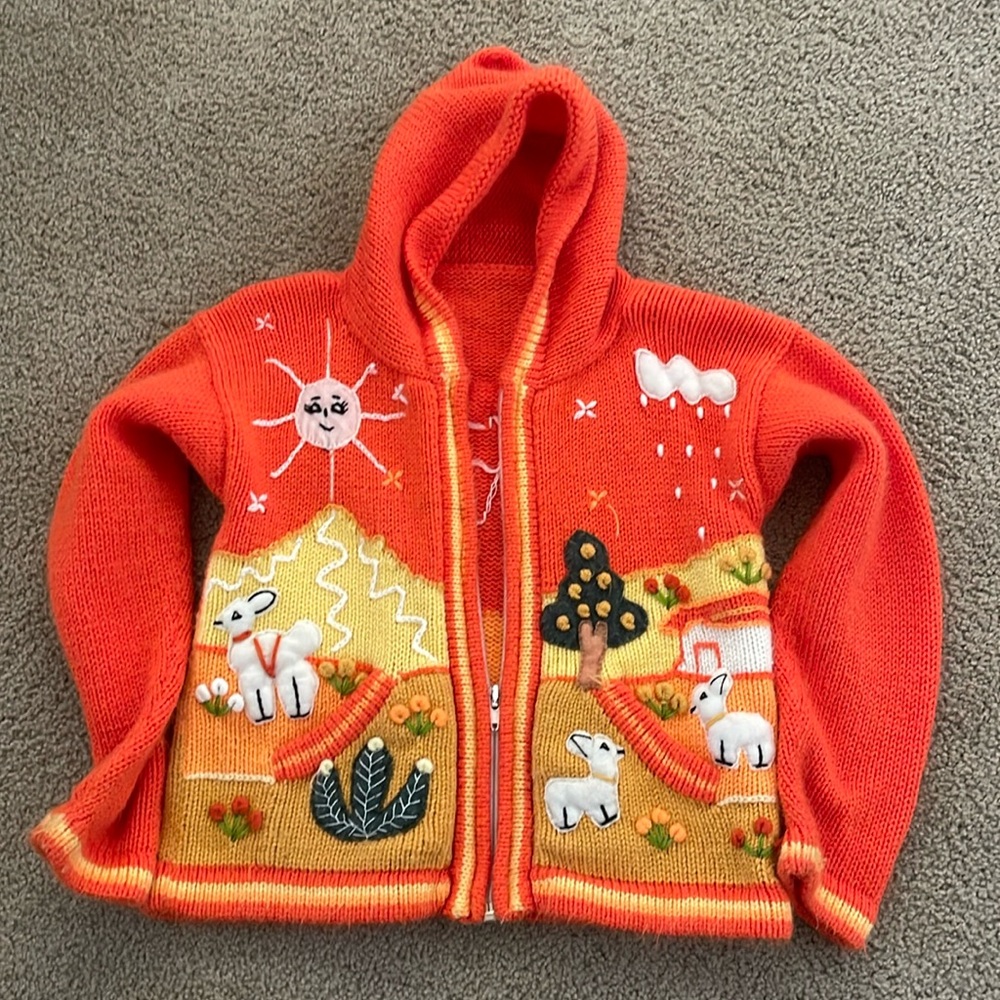 Like new alpaca sweater size small.